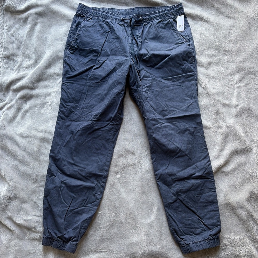 Gap Men's Woven Jogger Navy Size Large - NWT